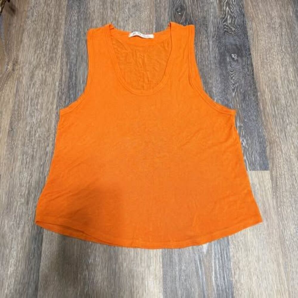 We The Free Orange Tank Top Size Small